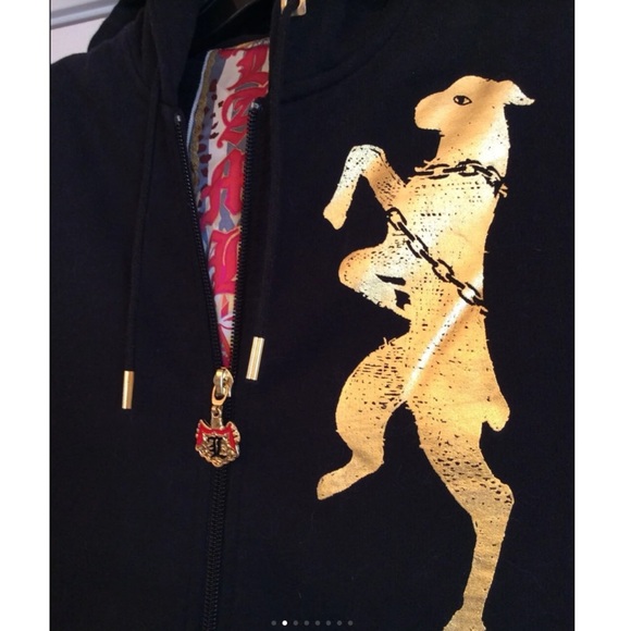 L.A.M.B Gold Crest Sleeveless Hoodie - Picture 6 of 10